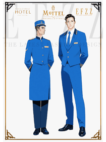 宝蓝鎏金：星级酒店礼宾制服的第一序章