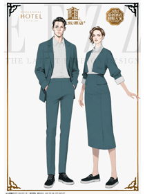 酒店销售短款小西装：女式宾客服务助理的专属战袍