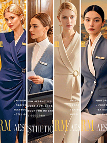 国际酒店接待人员秋冬制服图鉴：美学与功能实用设计手册