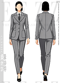 专属你的职场风格｜浅烟灰原创定制女式春秋西装